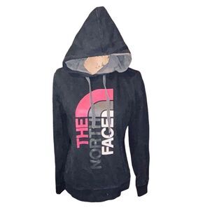 North Face Hoodie Womens Medium Pullover Hooded Sweatshirt Black